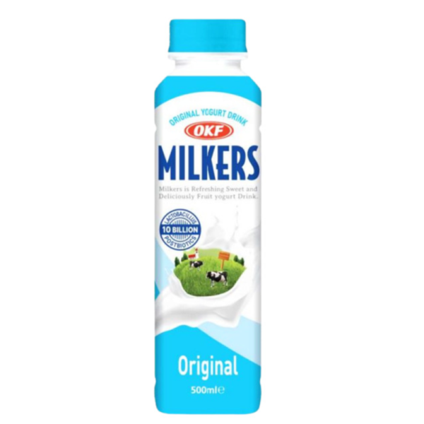 Bautura Milkers din iaurt, Aroma originala, 500ml, OKF