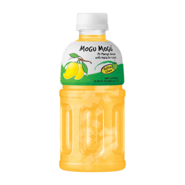 Bautura racoritoare cu pulpa, Aroma de mango, 320ml, Mogu Mogu