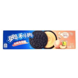 Biscuiti, aroma de piersici si ceai Oolong, 97g, Oreo