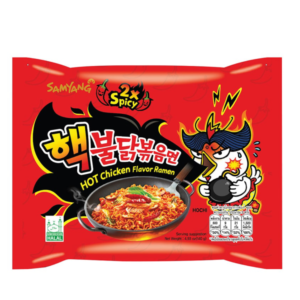 Noodles instant Buldak, Aroma pui extra iute, 140g, Samyang