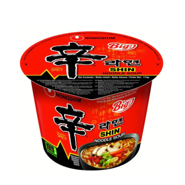 Noodles instant, cu ciuperci picante, 114g, Nongshim