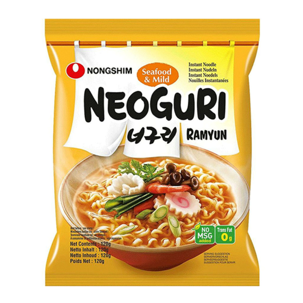 Noodles instant, cu fructe de mare, 120g, Nongshim