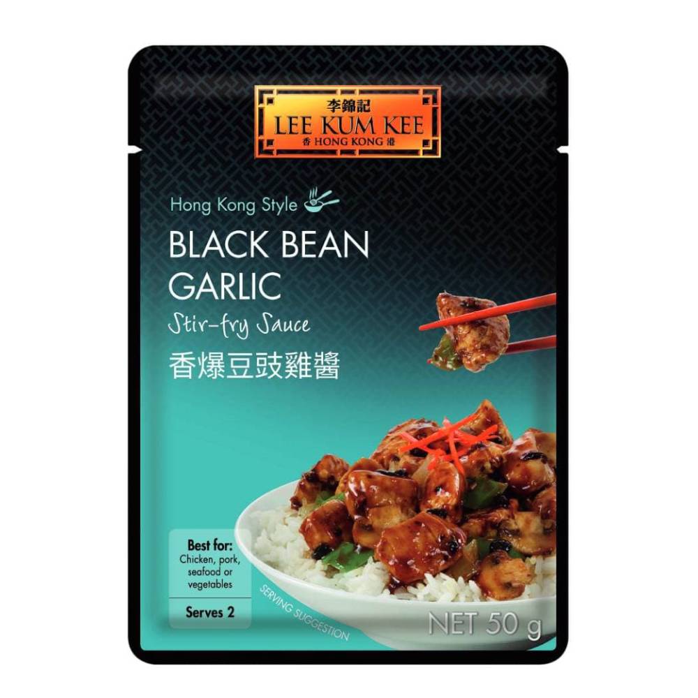 Sos cu fasole neagra si usturoi, 50g, LKK Sos cu fasole neagra si usturoi, 50g, LKK