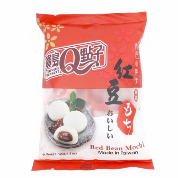 Prajituri Mochi, Aroma de Fasole Rosie, 120g, Taiwan Dessert