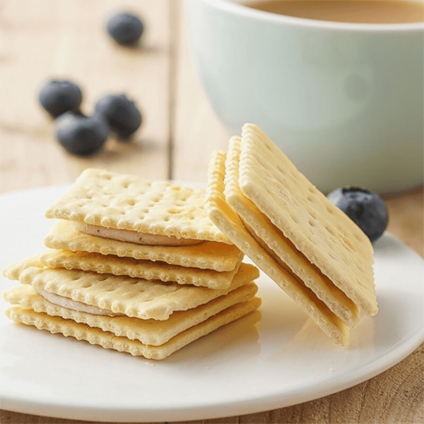 Biscuiti 3+2, crema de afine, 125g, KSF