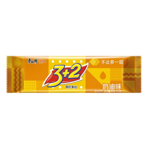 Biscuiti 3+2, crema de vanilie, 125g, KSF