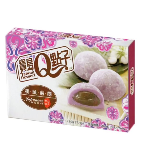 Prajituri Mochi, Aroma de cartof dulce violet, 210g, Taiwan Dessert