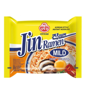 Noodles instant Jin Ramen, aroma de vita si legume, 120g, Ottogi