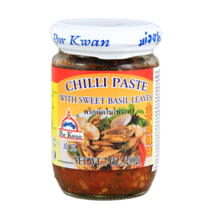 Pasta de chili, cu busuioc, 200g, Por Kwan