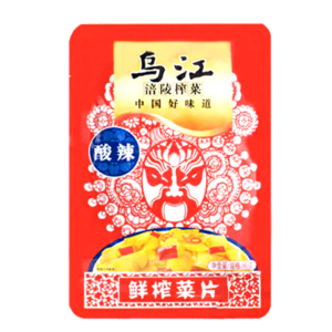 Tulpina de mustar chinezesc (Zha Cai), aroma iute-acrisor, 80g, Wujiang