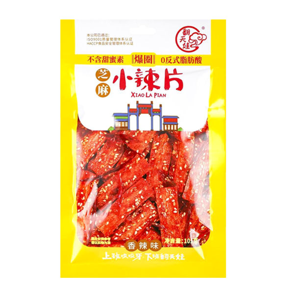 Latiao lat, cu susan, snack chinezesc picant, 101g, FTW