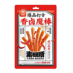 Latiao tubular, snack chinezesc picant, 62g, ShuangJiao