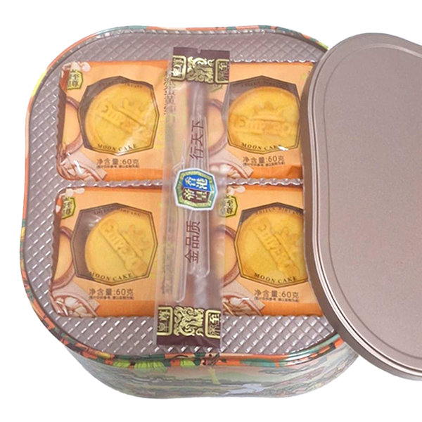 Prajituri Mooncake, desert traditional chinezesc, aroma mixta, 480g