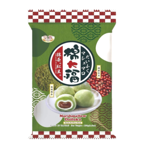 Prajituri Mochi, aroma de matcha si fasole rosie, 120g, Royal Family
