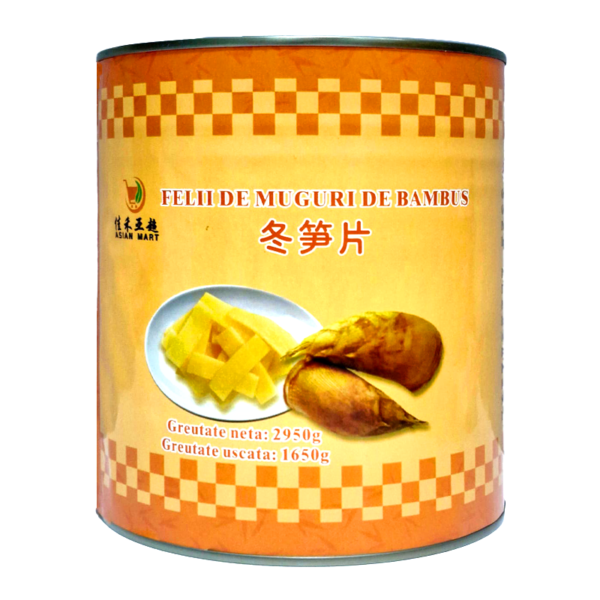 Felii de muguri de bambus, 2.95Kg, Asian Mart