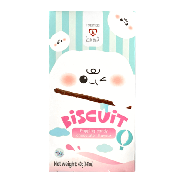Sticksuri, aroma de bomboane pocnitoare si ciocolata, 40g, Tokimeki