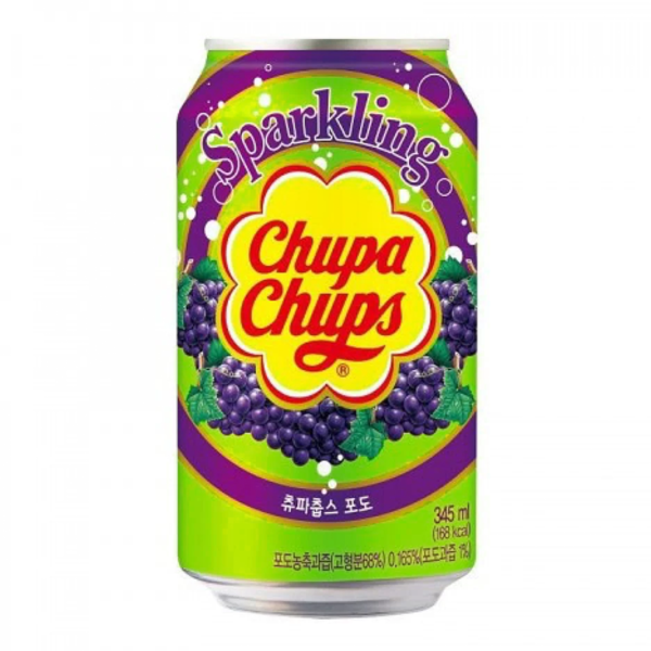 Bautura carbogazoasa, aroma de struguri, 345ml, Chupa Chups