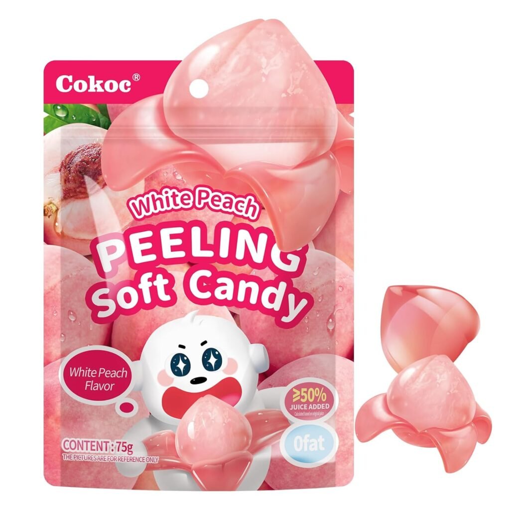 BOMBOANE MOI COKOC CU PIERSICI ALBE 75G |COKOC