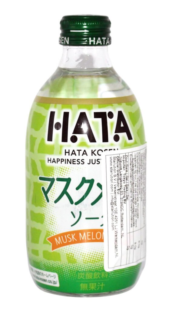 Sodă carbonatată japoneză Hada cu aromă de pepene galben 300ml