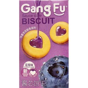 GF Biscuiți cu umplutură de sos, aromă de afine 55G
