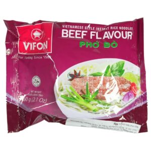 VIFON INSTANT RICE NOODLE BEEF FLAVOR PHO BO 60G